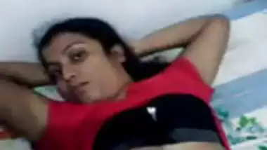 Hot indian young Couples foreplay on bed