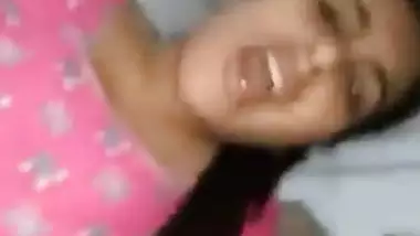 Sexy Malu Bhabi Boob and Pussy Selfie