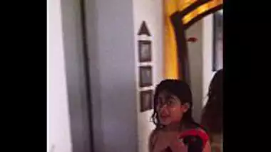 Sexy Telugu girl feeling furious after the bath