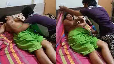 Desi Threesome Indian Randi Bhabhi Boob pressing