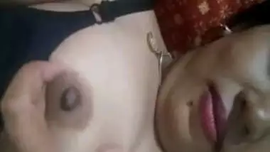 Desi Sexy Bhabhi Nude Boobs and Pussy show Selfie Video