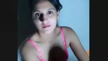 Sexy girl bra panty show