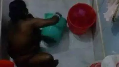 Desi maid bathing nude Hidden spy video