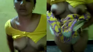 super hot urvashi bhabhi in yellow saree n bindi leaked video wid audio