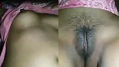 Before sex Indian hubby records tits and XXX pussy of obedient wife
