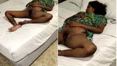 Sexually attractive Indian teen sleeps but guy is filming her XXX twat