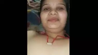 Desi newly wed Girl getting ready for fuck at home