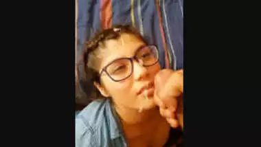 Desi modern girl cum on face