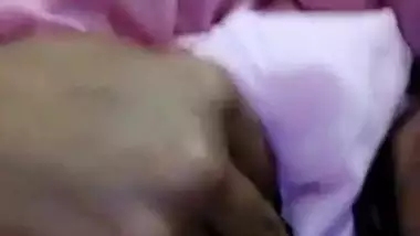 Husband sucks Desi wife's juicy tits and makes XXX video of her boobs