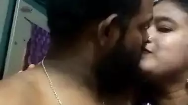 Desi village bhabi kiss with old father in lw