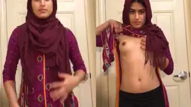 Sexy girl showing her boobs to her lover