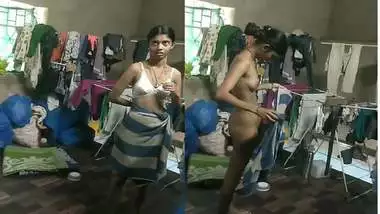 Slim hostel girl dress change viral MMS