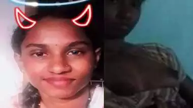 Chennai Tamil girl boobs show viral selfie clip